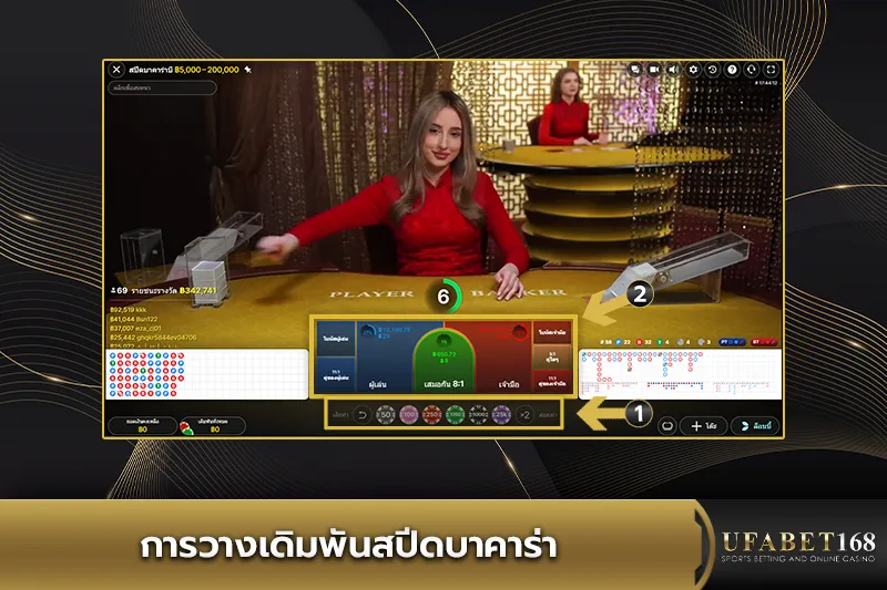 การวางเดิมพันสปีดบาคาร่า